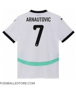 Günstige Österreich Marko Arnautovic #7 Auswärtstrikot EM 2024 Kurzarm